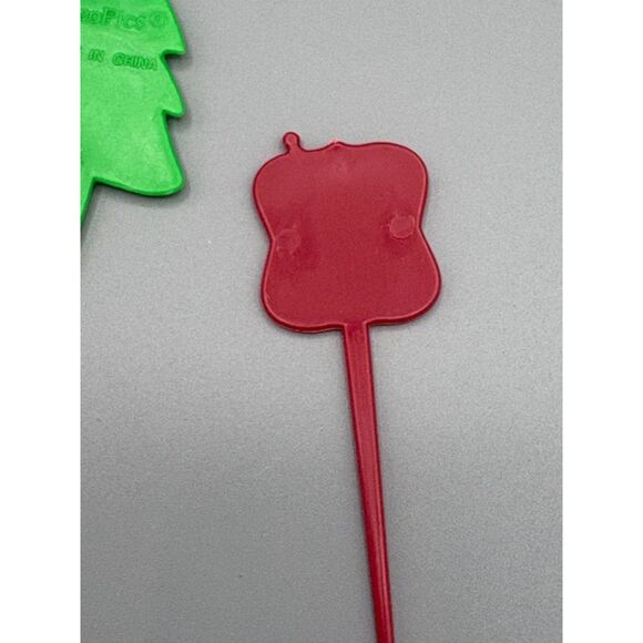 12 Vintage Cupcake Pics Christmas New Years Trees Stockings - Picture 4 of 5